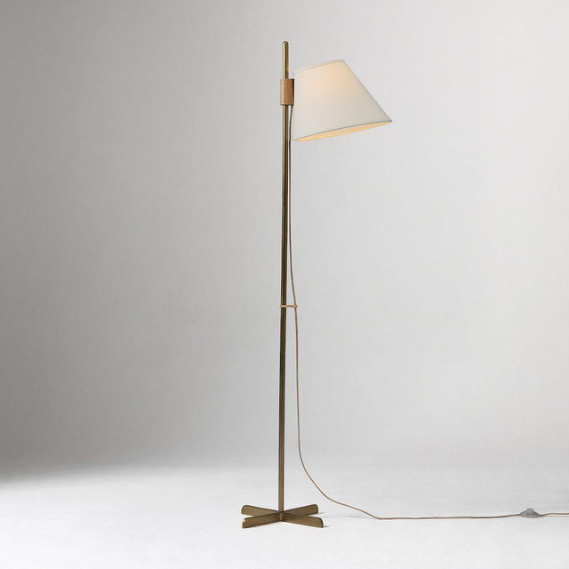 Iver Floor Lamp, 58In, Champagne Bronze