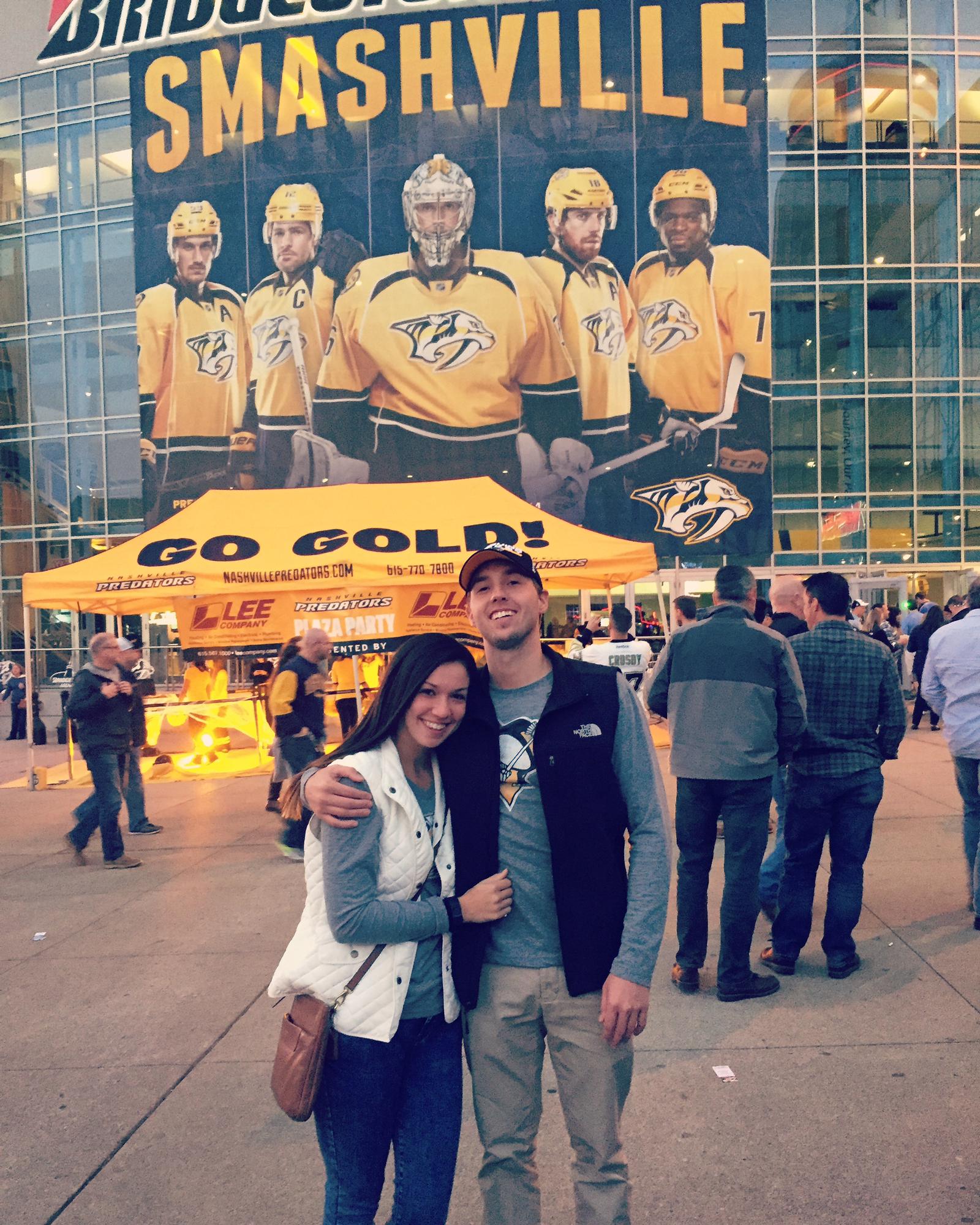 October 2016 - Nashville Predators game