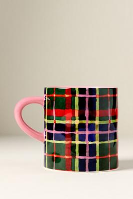 Tartan Stoneware Mug