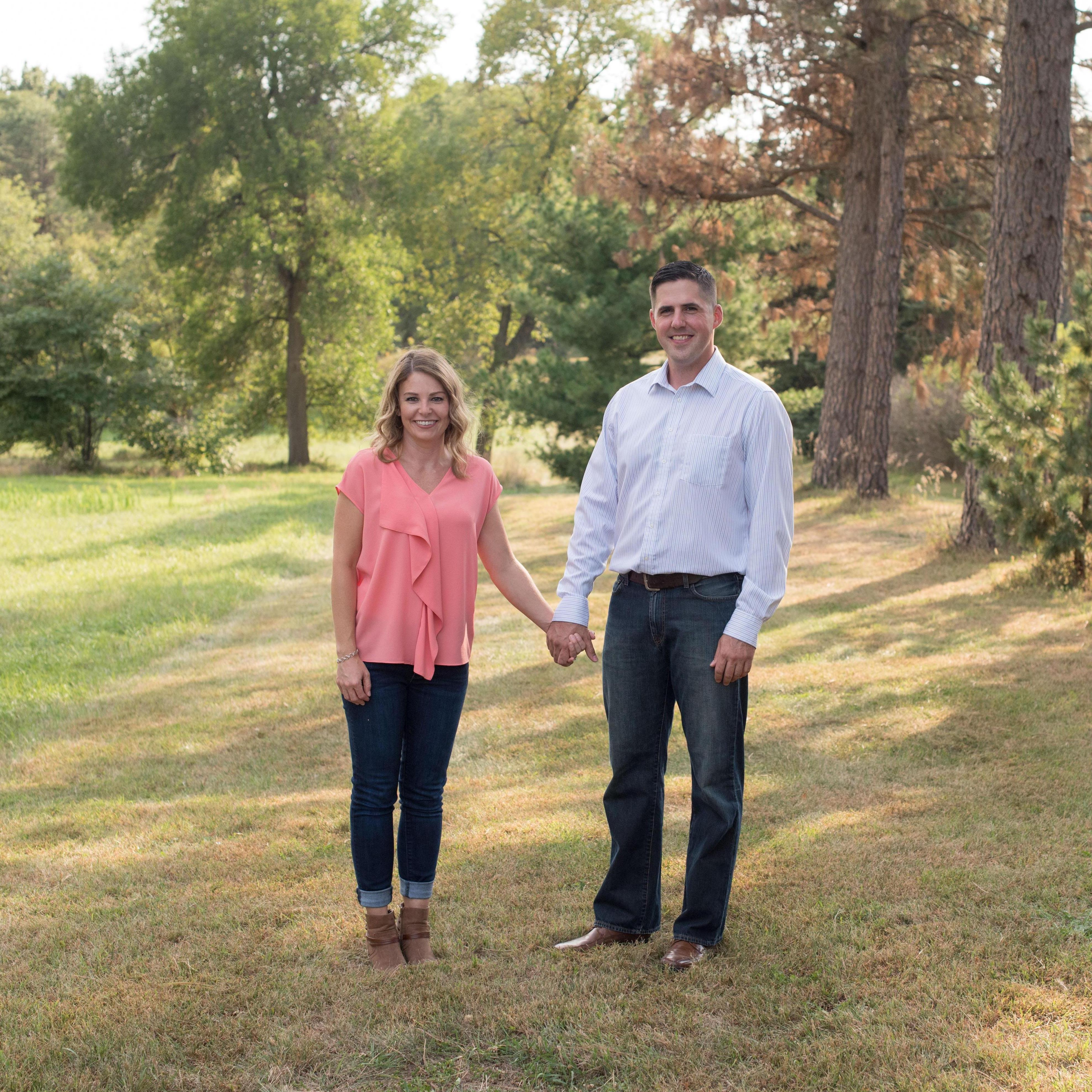 Engagement picture in Pioneers Park.