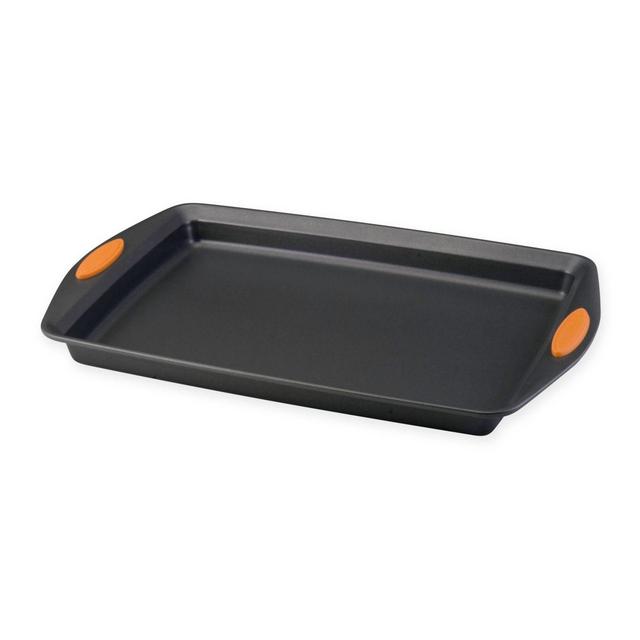 Rachael Ray™ Oven Lovin' Nonstick 10-Inch x 15-Inch Cookie Sheet in Grey/Orange