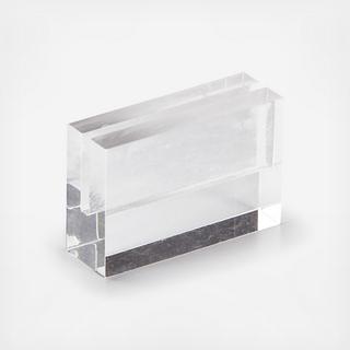 Clear Place Card Holder Set, Set of 6