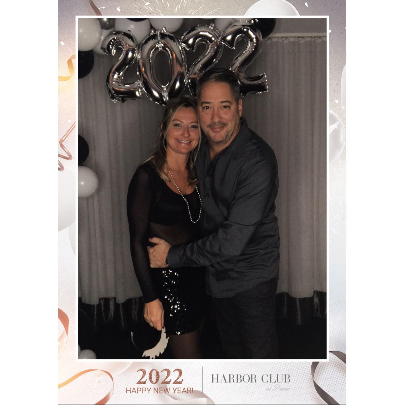 NYE at Harbor Club...who knew this would later be the wedding venue!