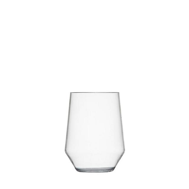 Fortessa Sole Acrylic Glassware, Stemless Wine Glass, Set of 6