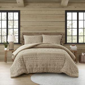 Breckenridge Tan Comforter Set - Full/Queen Comforter + 2 Standard Shams