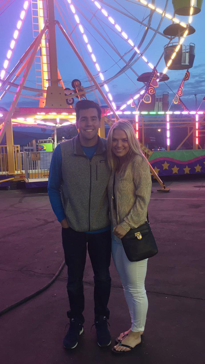 Our first date picture