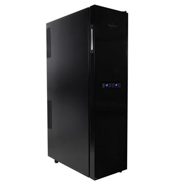 Koolatron Thermoelectric Dual Zone 18 Bottles Wine Refrigerator, 53L Wine Fridge