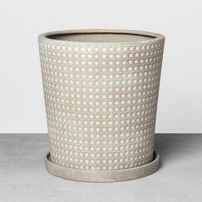 Caning Planter Gray - Hearth & Hand™ with Magnolia