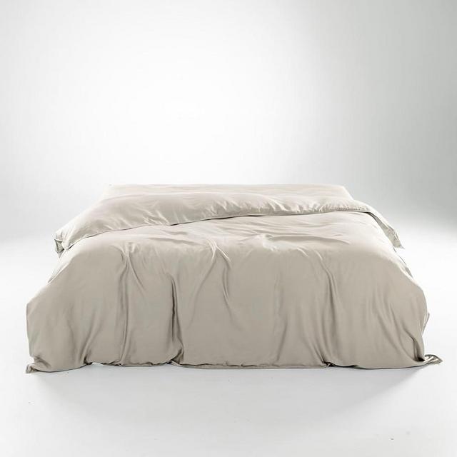 Olive + Crate Eucalyptus Cooling Duvet Covers King Size | Certified Tencel Lyocell Fiber from Austria for Quilt | Silky Soft Modal Fiber - Better Than Silk & Cotton | Oatmeal