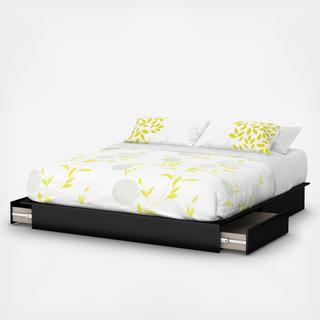 Step One Platform Bed with Drawers