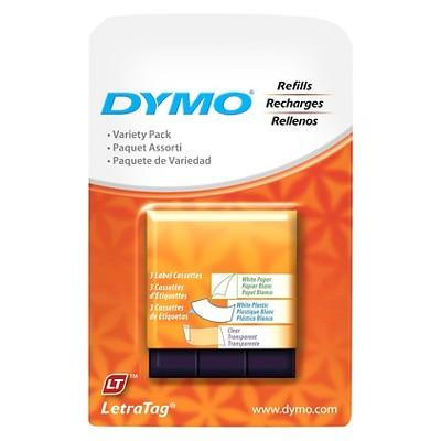 DYMO Label Tape, 3 pack Assorted
