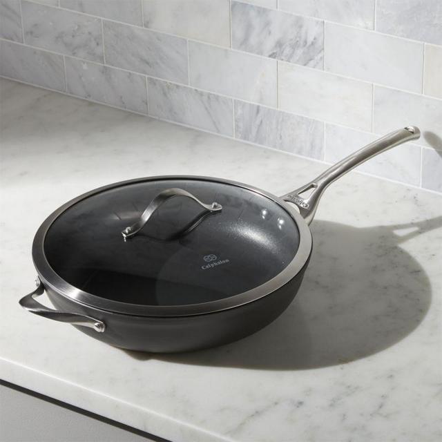 Calphalon Contemporary ™ Non-Stick 13" Deep Skillet with Lid