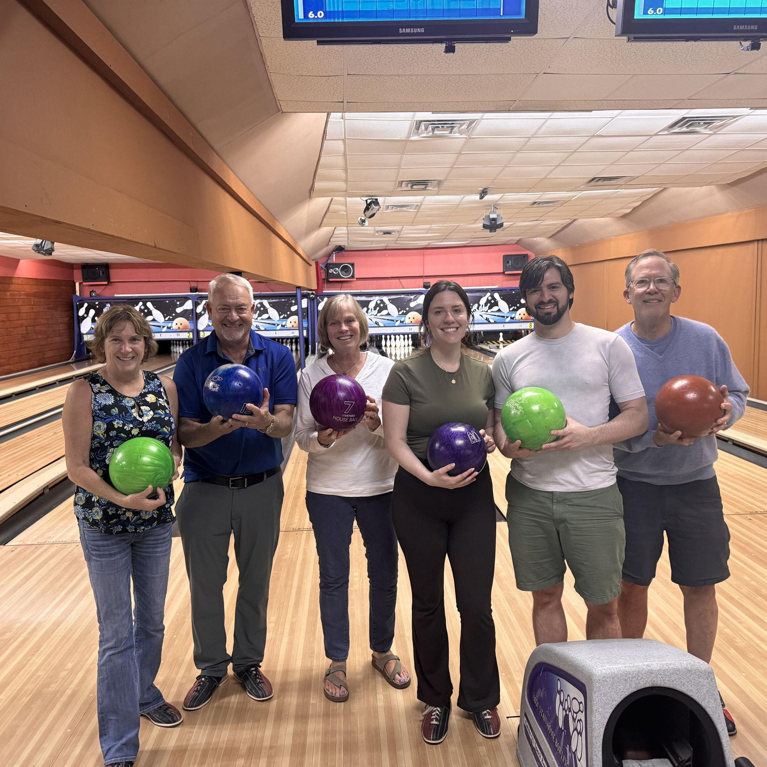 Parents meeting each other and a friendly game of bowling