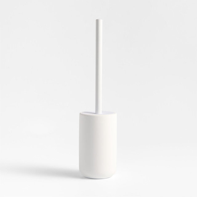 Varick White Silicone Coated Toilet Brush