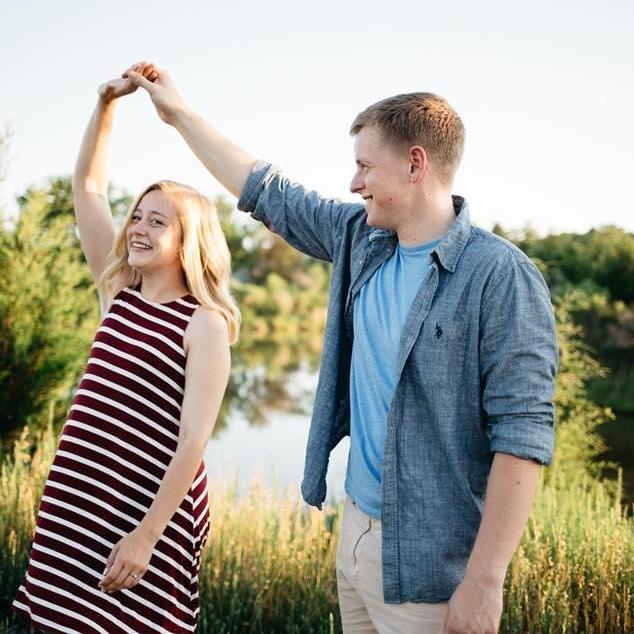Our photographer told him to spin me, and I was pretty unsure he even knew how to do that.