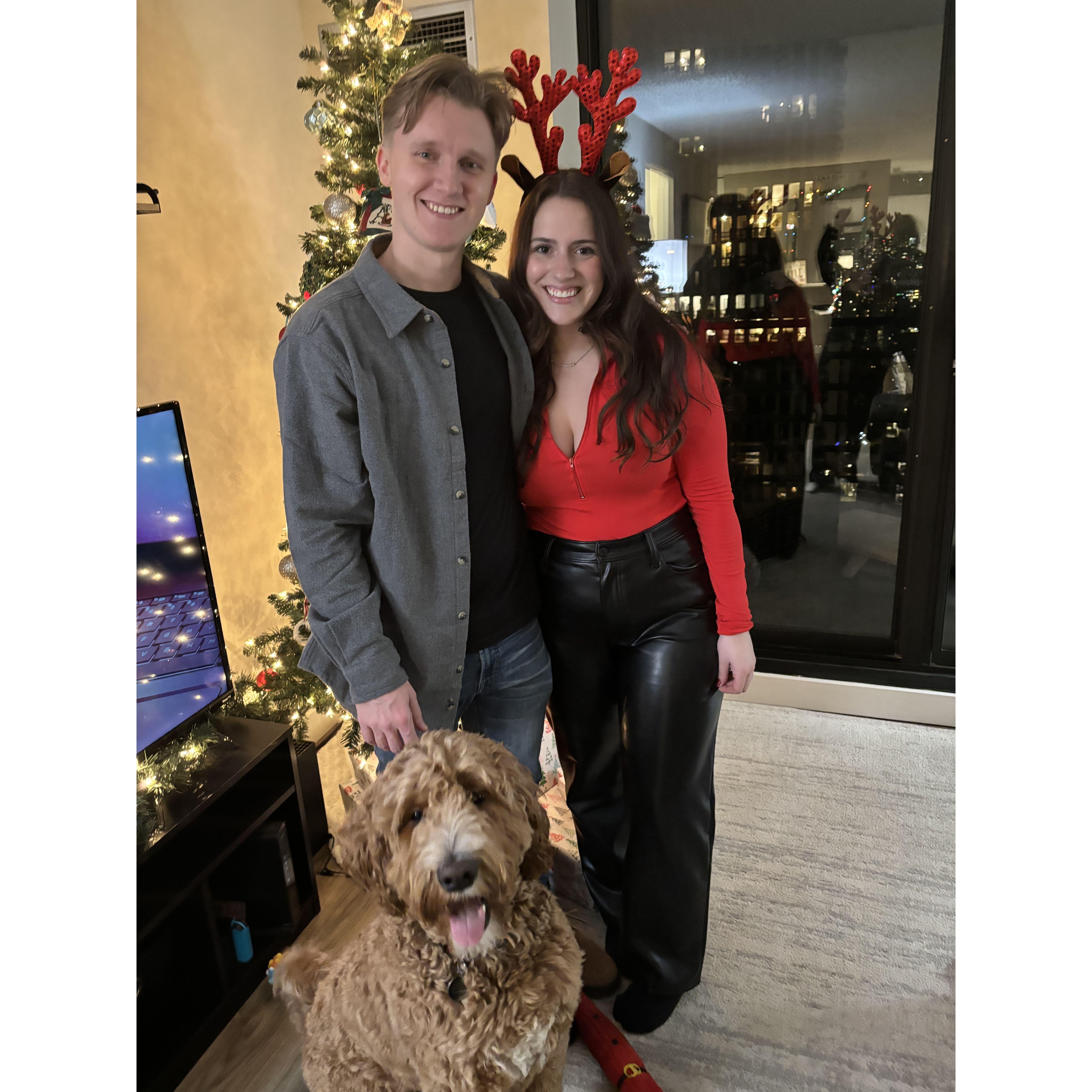 One of the things we love most about each other is that we are always on the same page about having our Christmas tree and decorations up for as long as possible