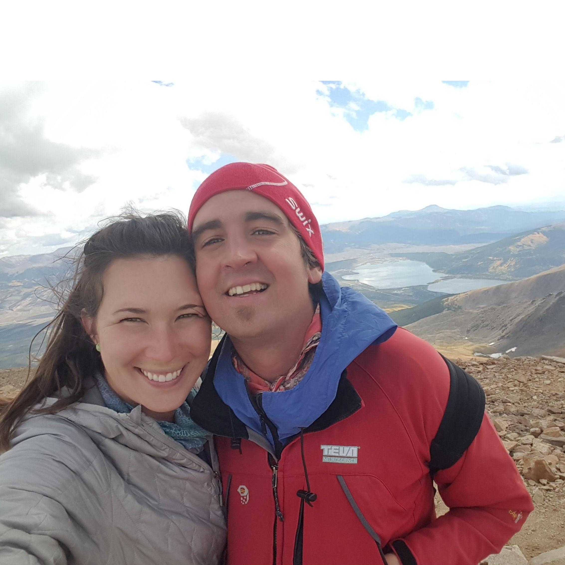 Hiking Mount Evans, the tallest mountain in Colorado, to honor Randy.