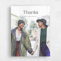 Black Wedding Thank You - Bridgetown Photo