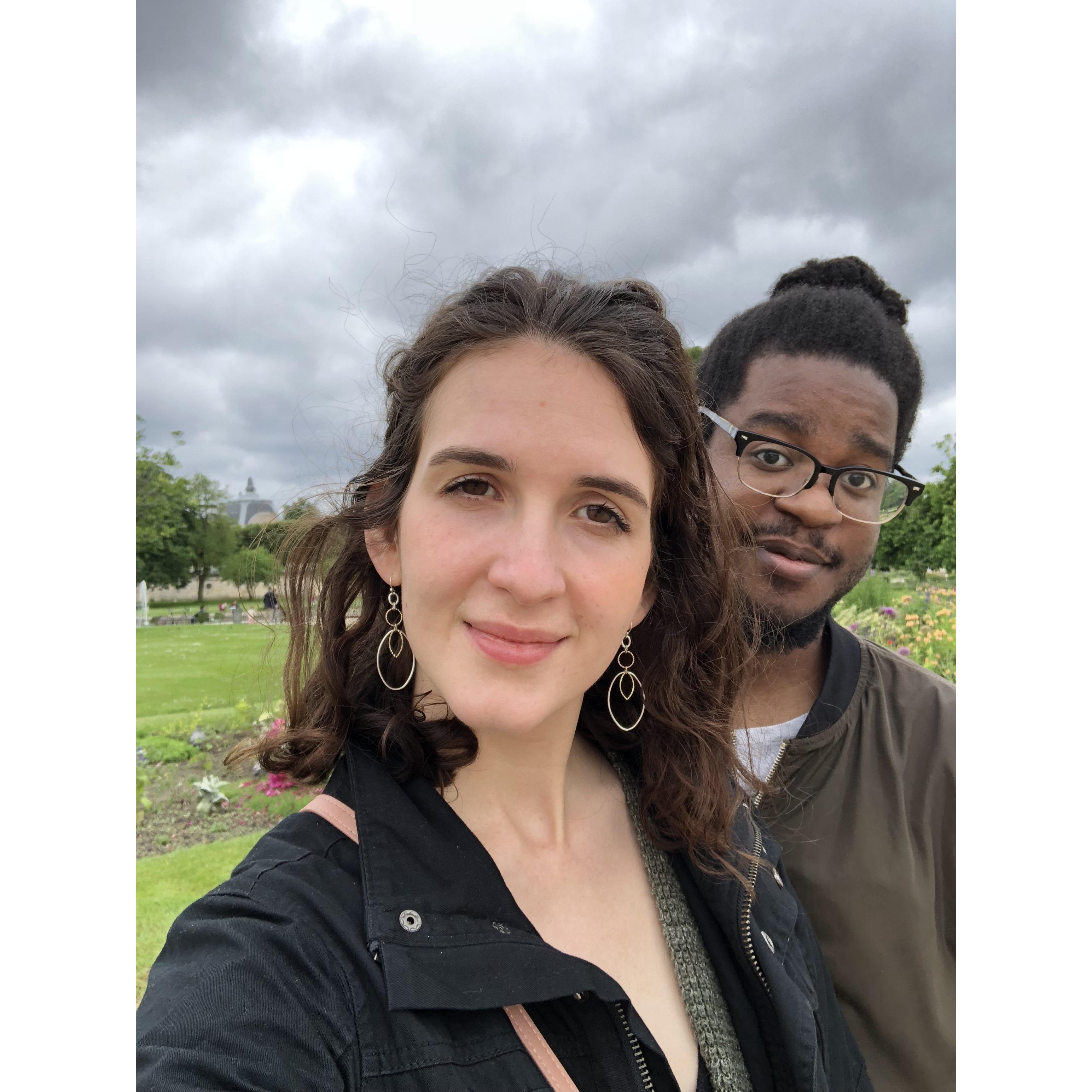 A selfie in Paris (2019).