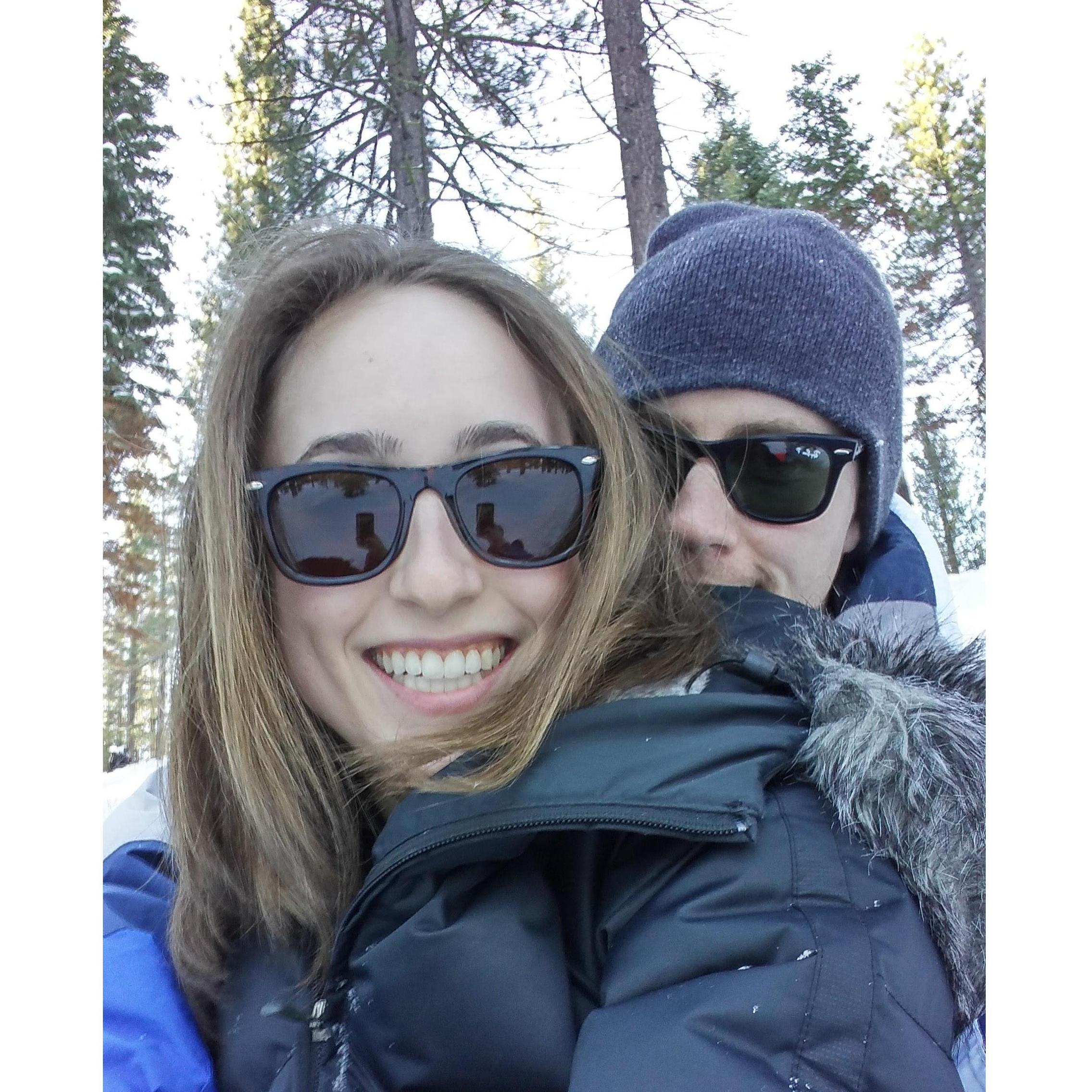 Our first photo together!