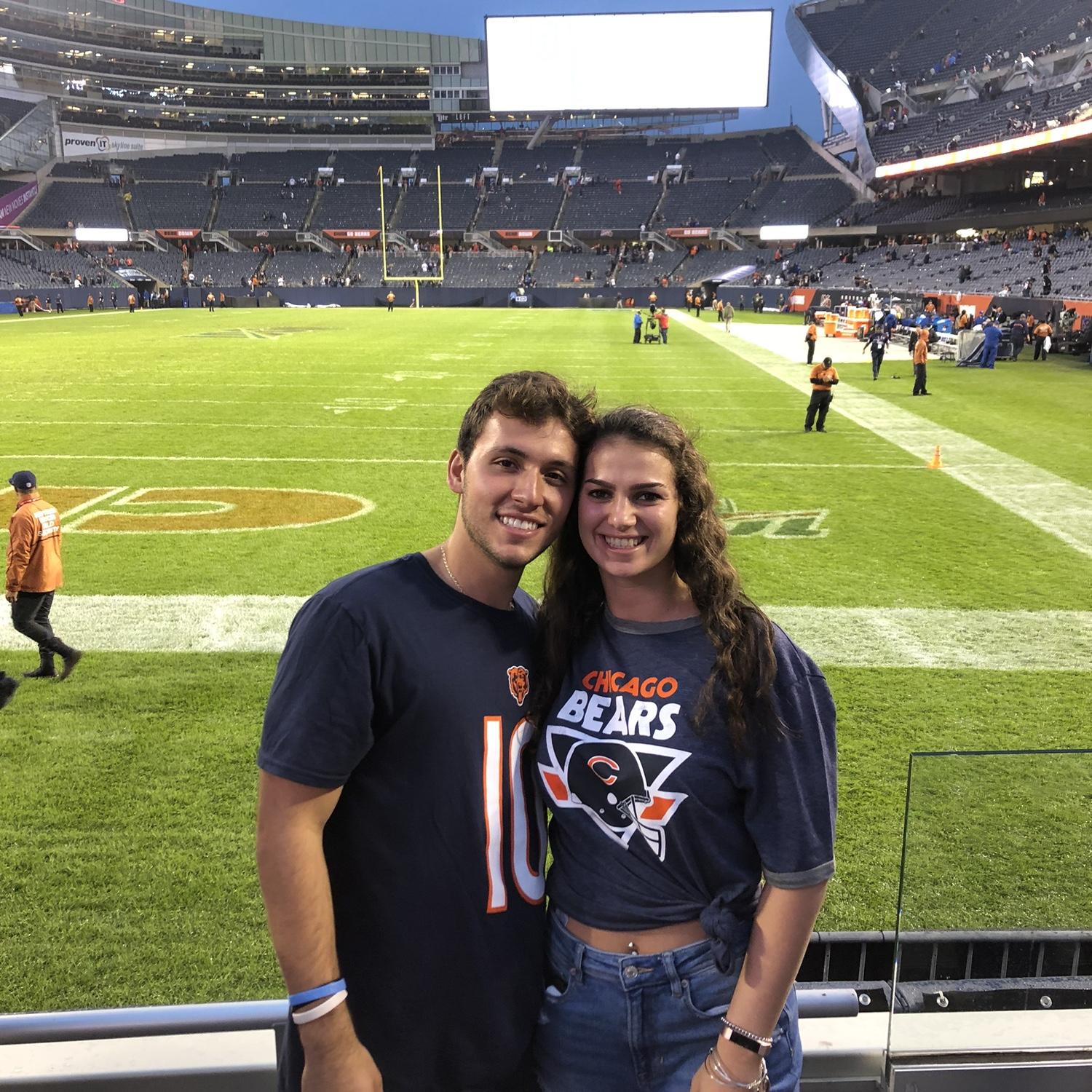 Our first time in Chicago at Solider Field