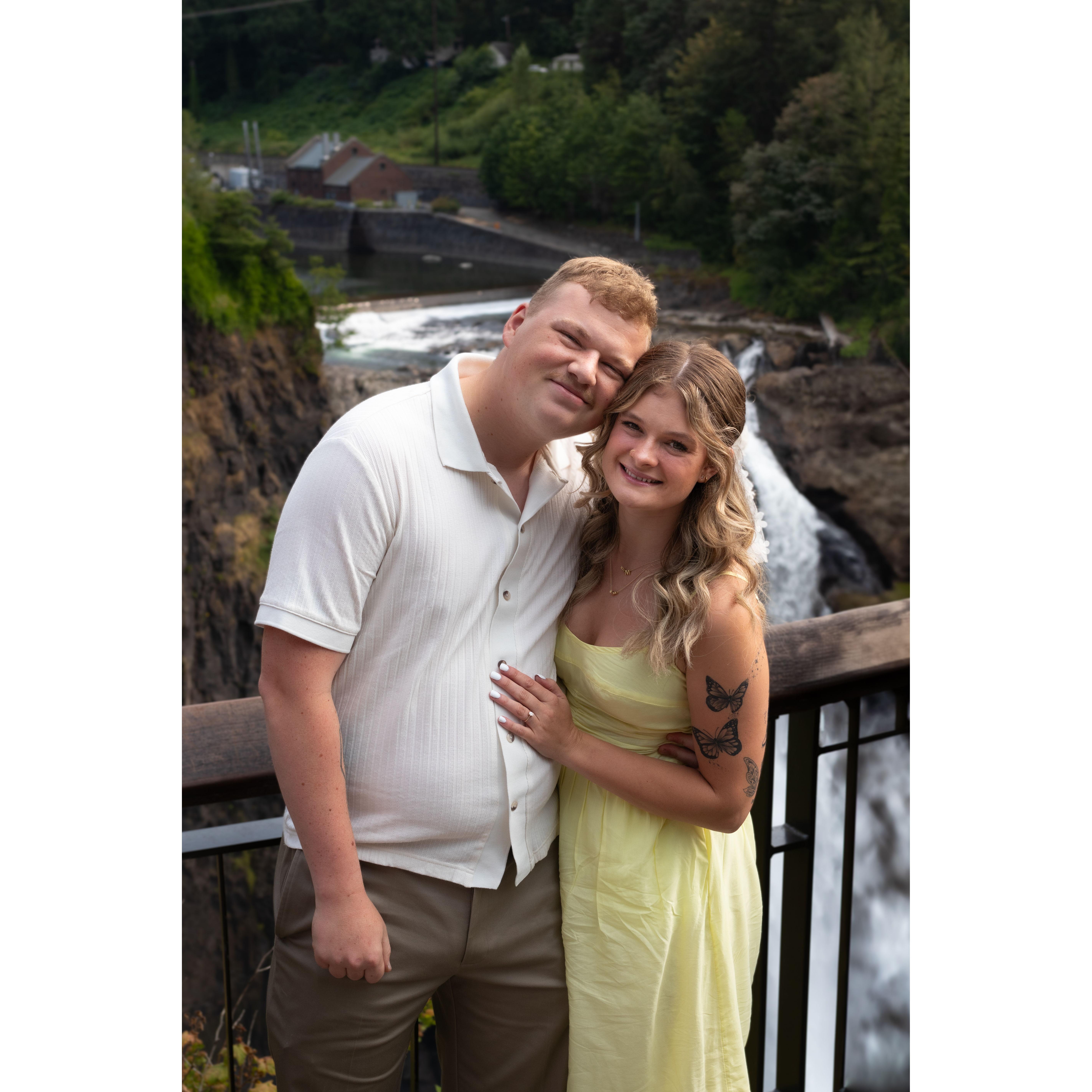 the falls where our first date was