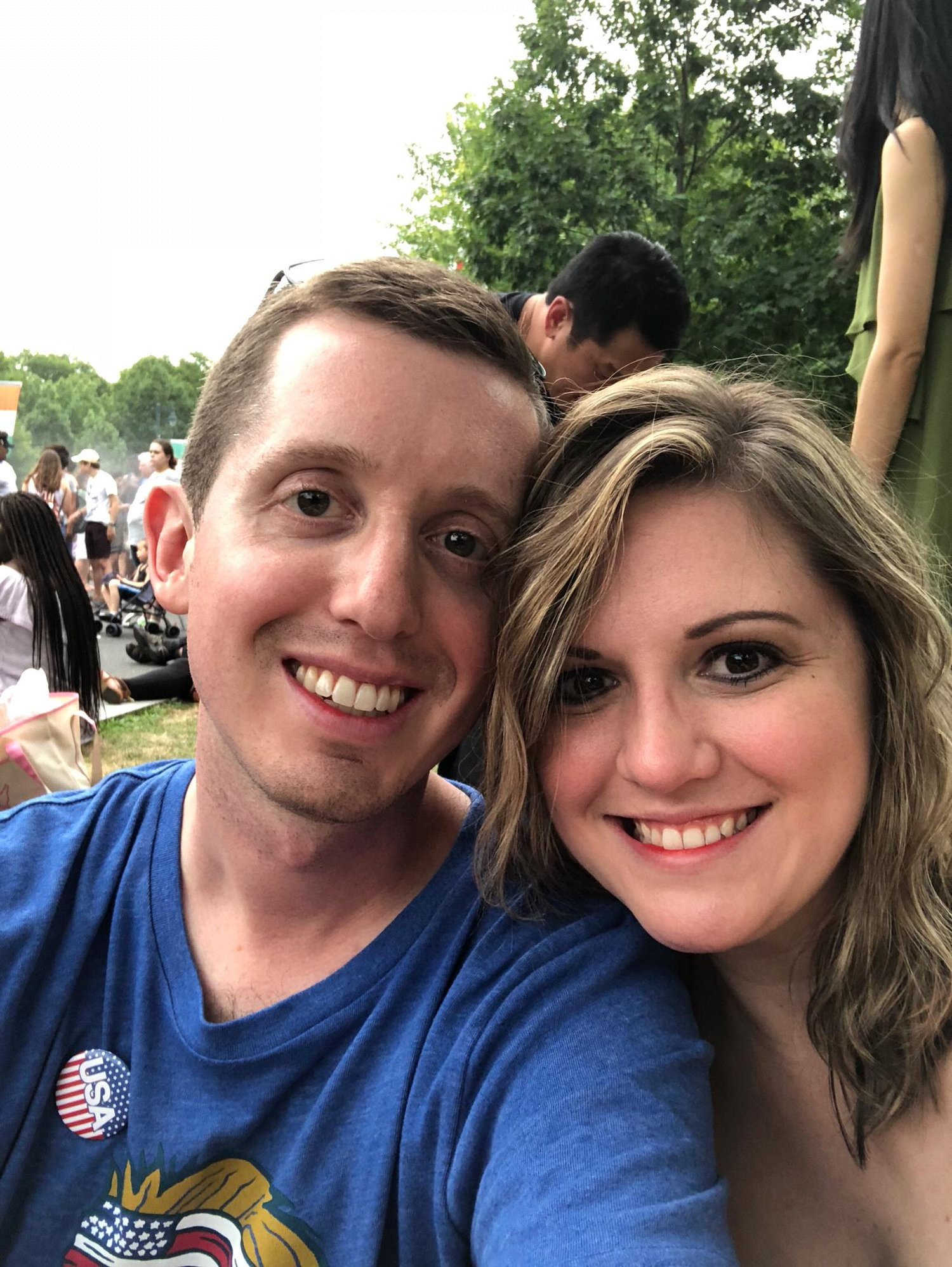 The start to our unforgettable trip in Philly. Celebrating the 4th of July with a concert and fireworks.