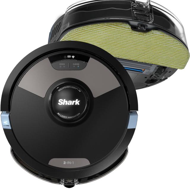 Shark - AI Ultra 2-in-1 Robot Vacuum & Mop with Sonic Mopping, Matrix Clean, Home Mapping, WiFi Connected - Black