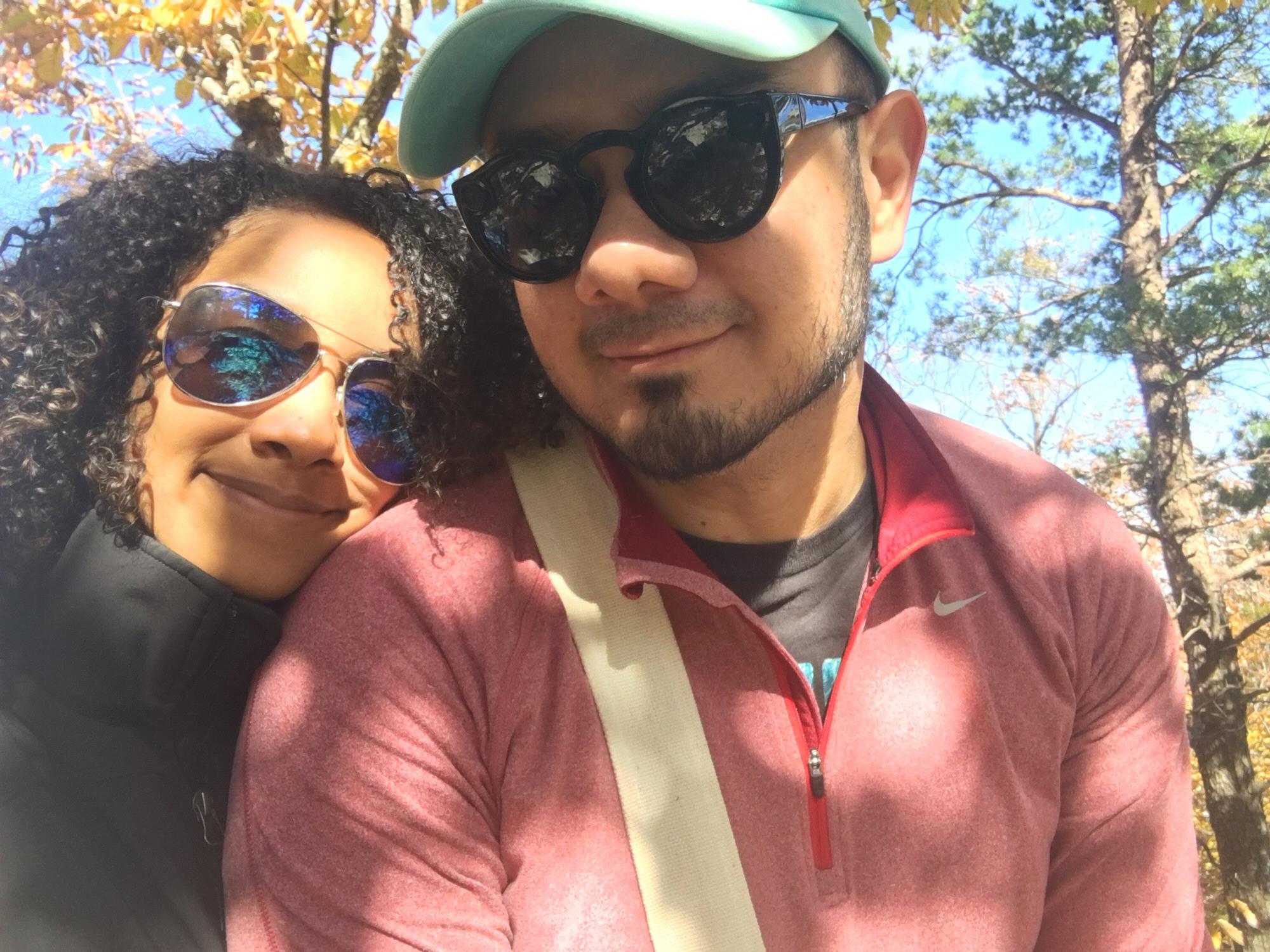 Another mountain date! We love exploring the outdoors and hiking.