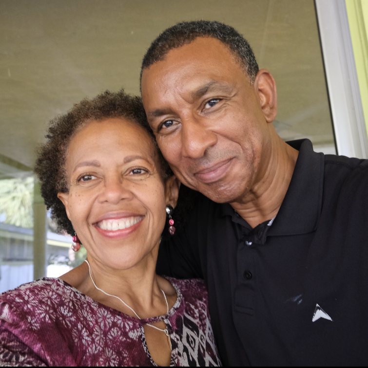 Smiling on Yvette's birthday, prior to a visit to Butterfly World.