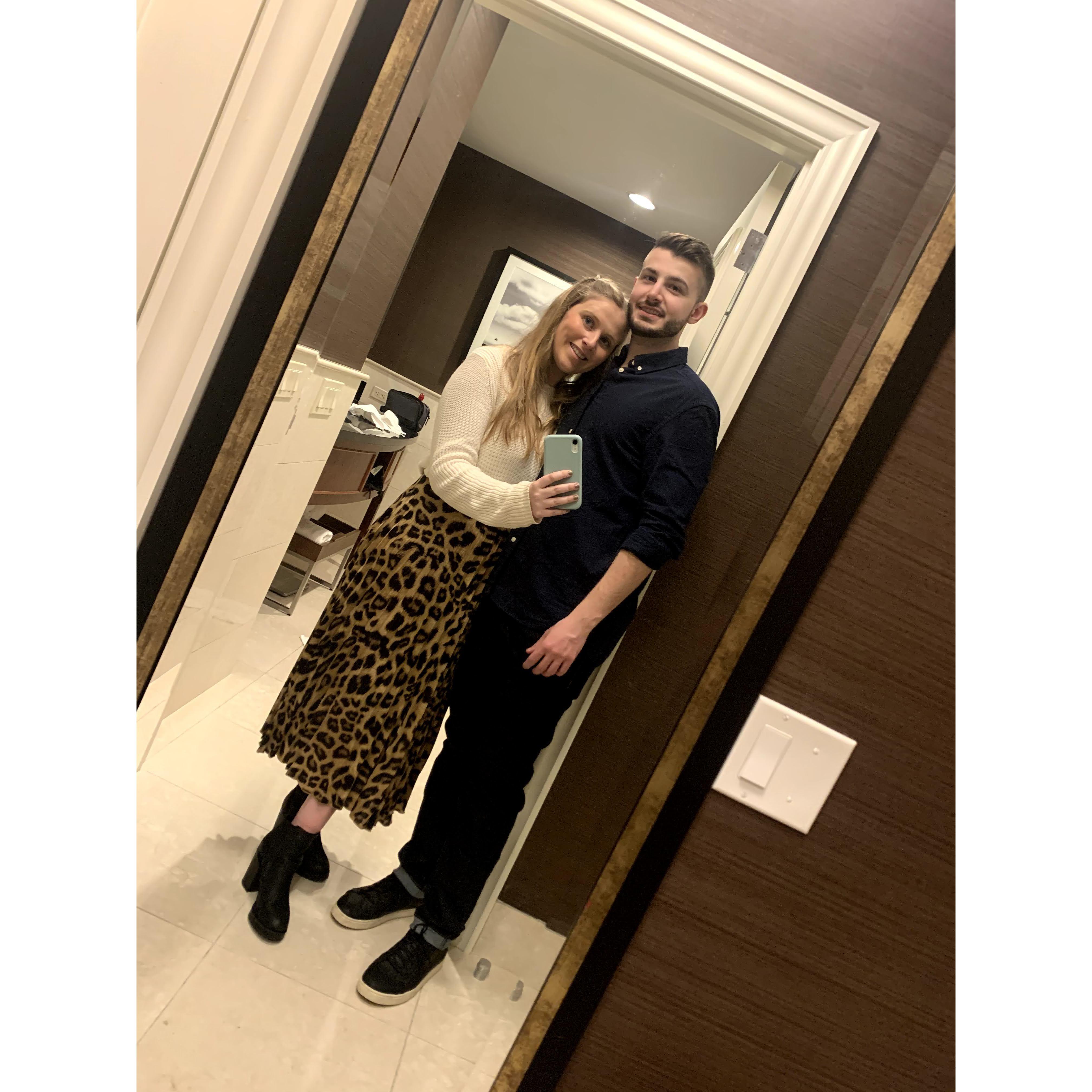 Our first trip together (outside of New England) to Chicago