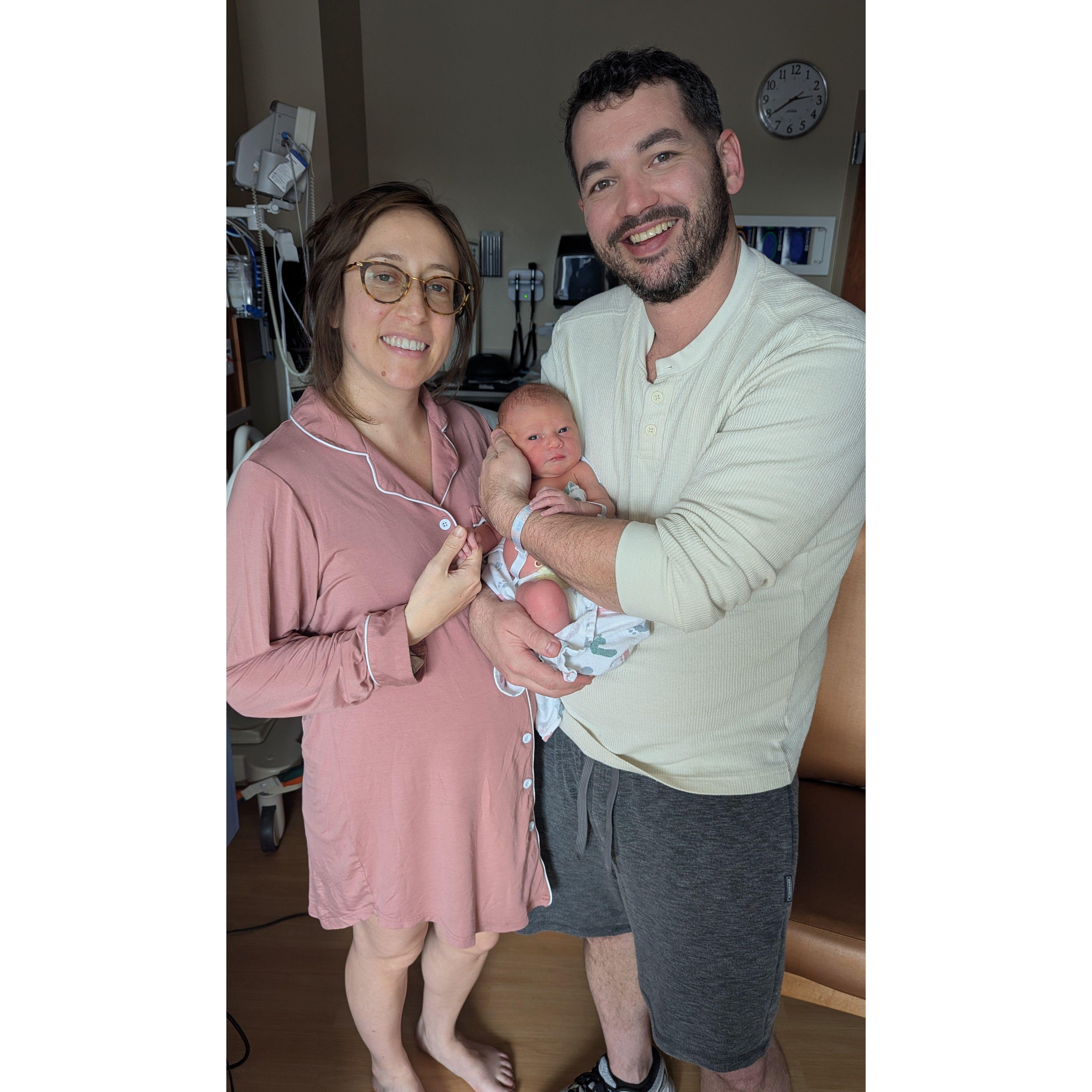 Charlie was born 4/18/25 and will be 10 months old at our wedding ceremony!