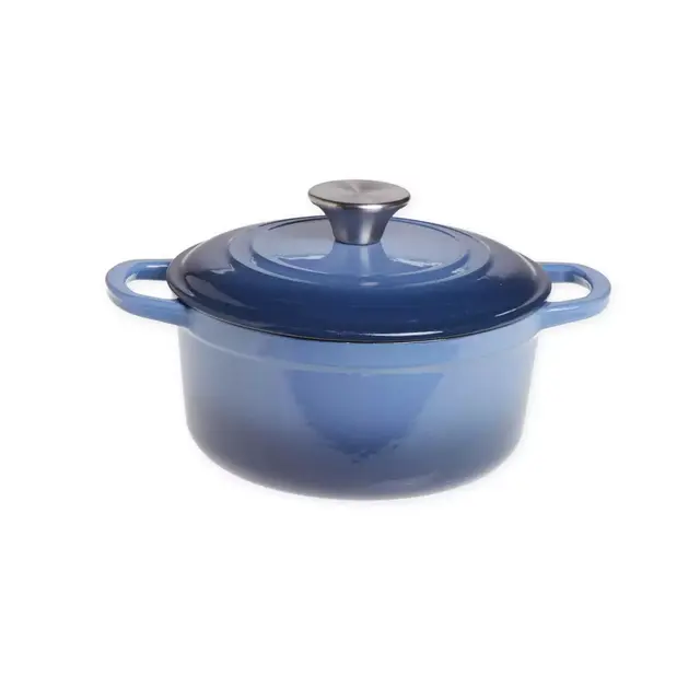 Our Table™ 2 qt. Enameled Cast Iron Dutch Oven in Denim