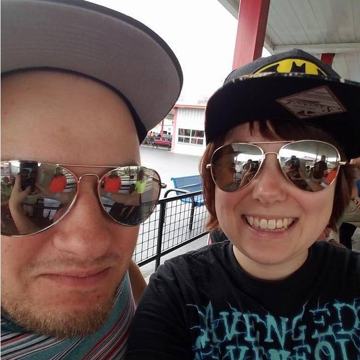 On our first family Gatlinburg trip. Snapped this while in line for some go-karting.