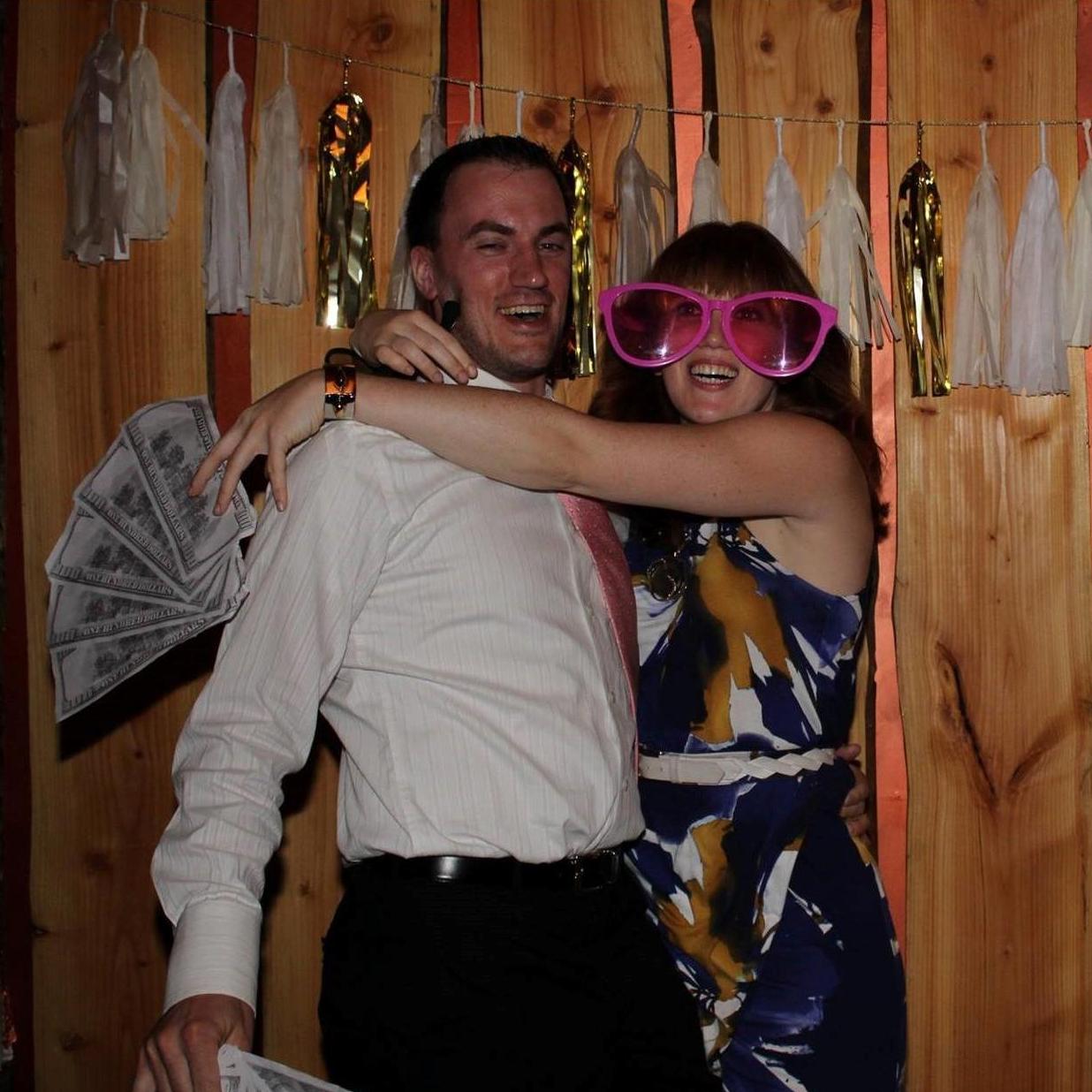 This photograph pretty much sums up our relationship