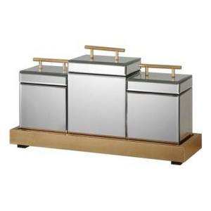 4-Piece Trinket Box & Tray Set