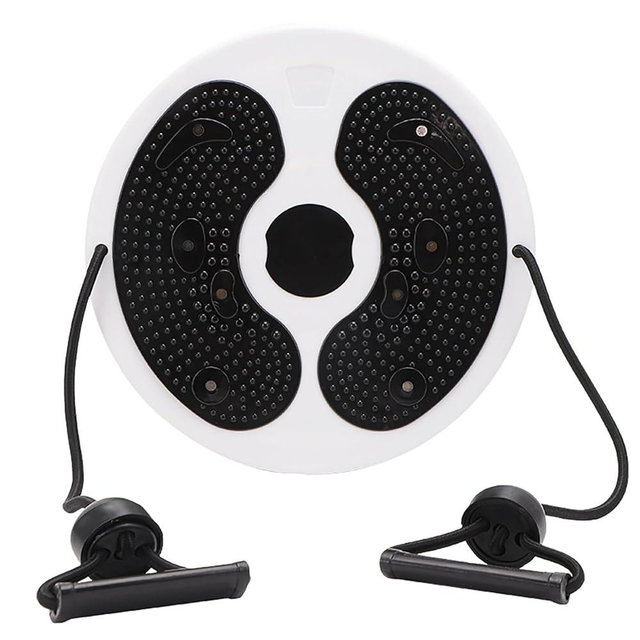 Ab Twist Waist Disc Board,Adjustable Waist Trainer Twisting Disc with Handles,Waist Slimming Balance Rotating Disc with Massage Foot Sole for Slimming Waist Arms Hips and Thighs