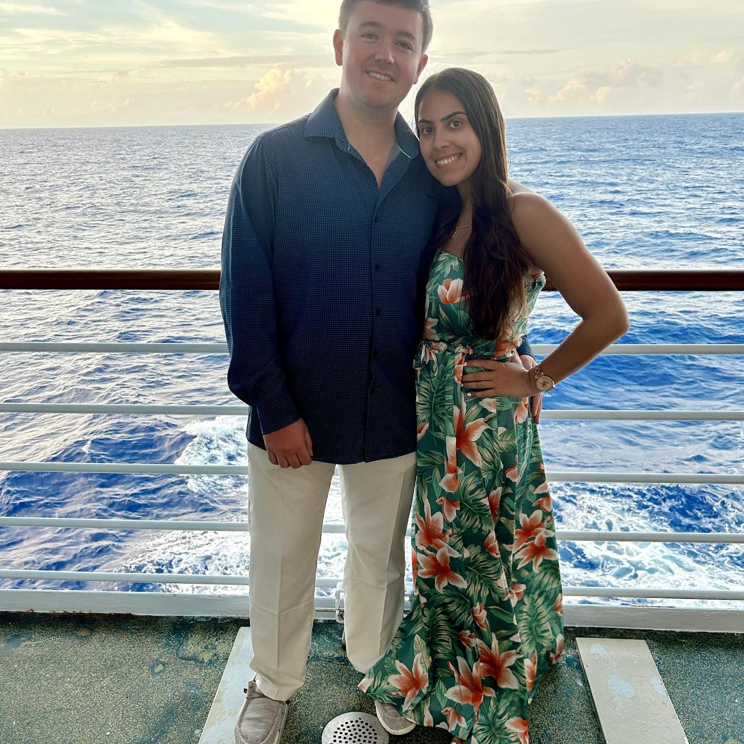 Us on a cruise in the U.S. Virgin Islands