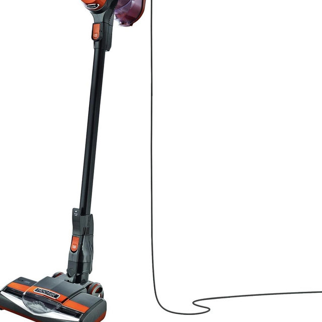 Shark Rocket Ultra-Light Corded Bagless Vacuum for Carpet and Hard Floor Cleaning with Swivel Steering (HV301), Gray/Orange
