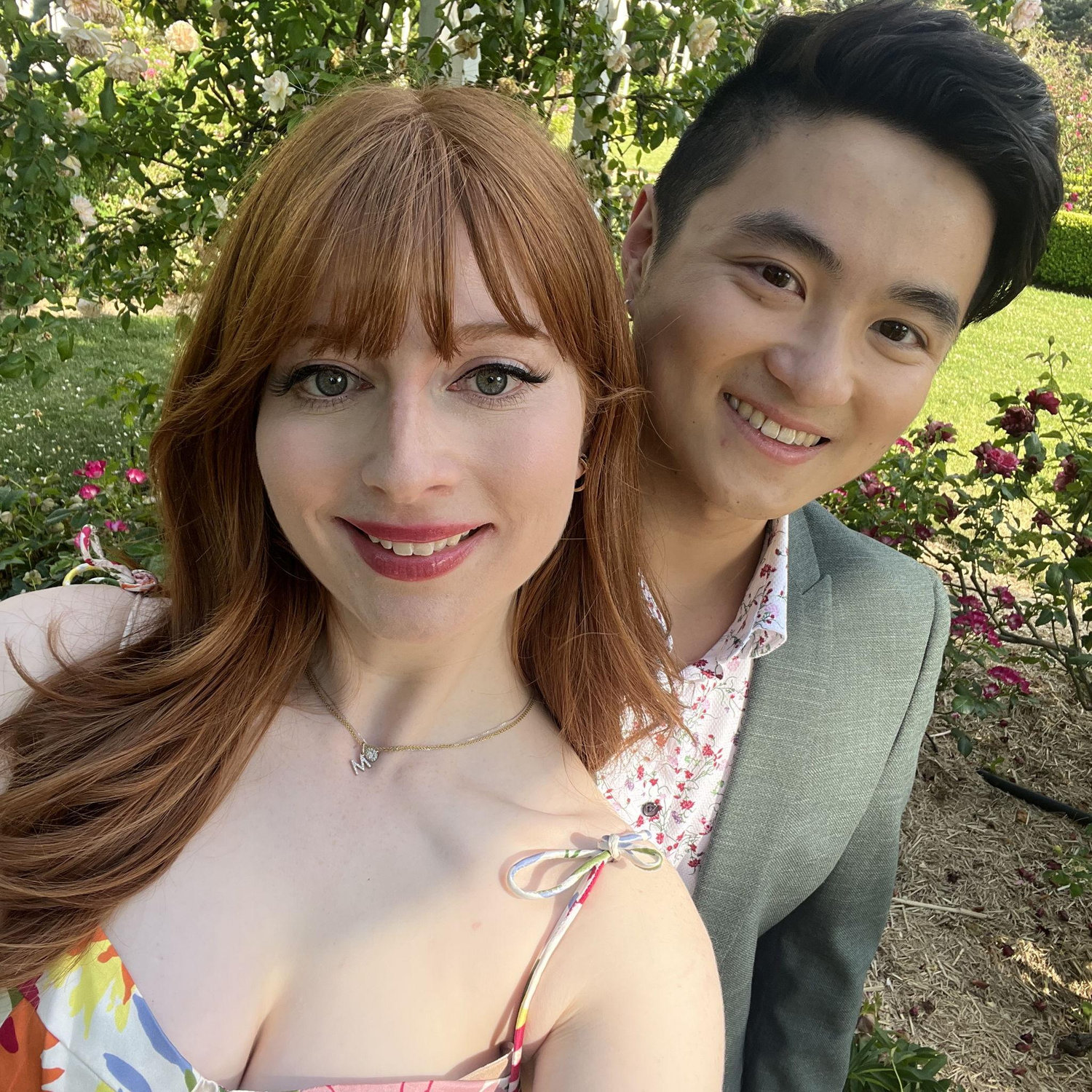Celebrating at our friends' wedding in Canberra!