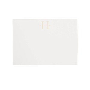 Caspari Antique Plain Letter Foil Correspondence C Sz Init Foil 12-In