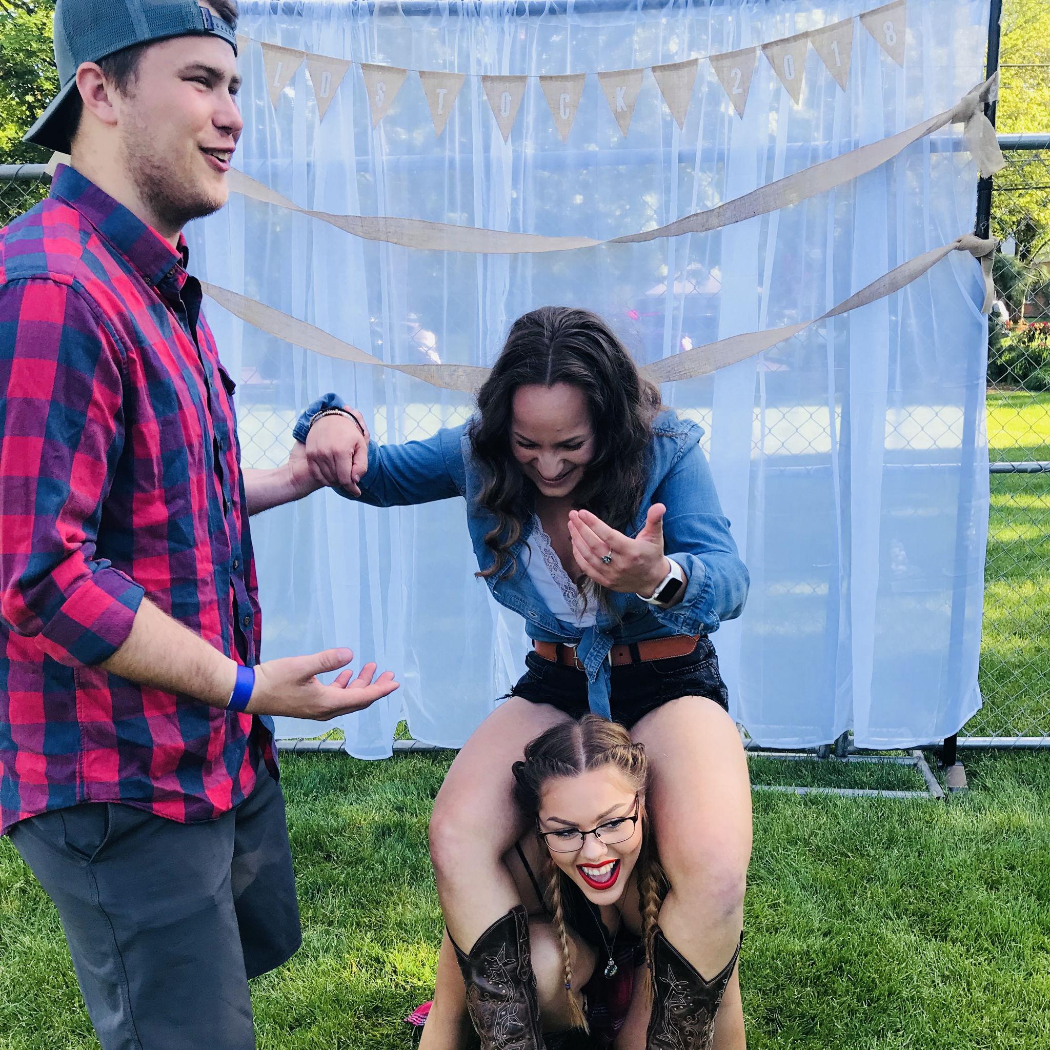 May 2018. Liam and Shannon (as friends) at Linfield University.