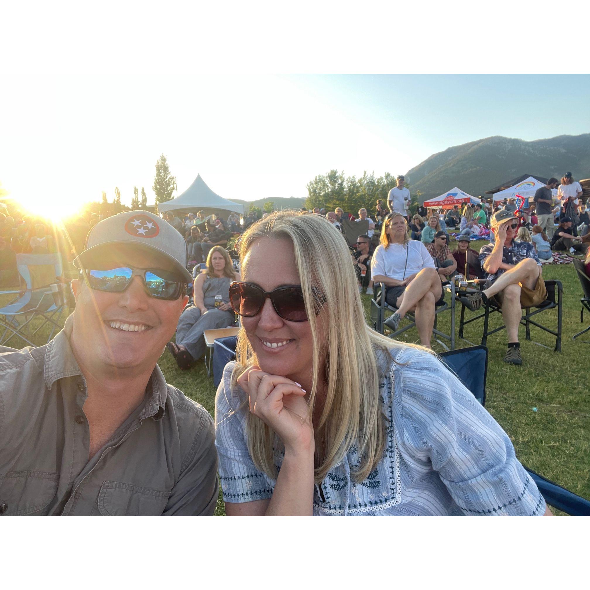 Music in the Meadow at Big Sky