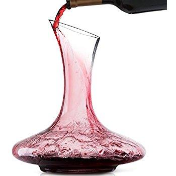 RBT Decanter with Wood Coaster and Micro-Perforated Aerator