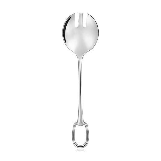 Hermès Attelage Salad Serving Fork, Stainless Steel