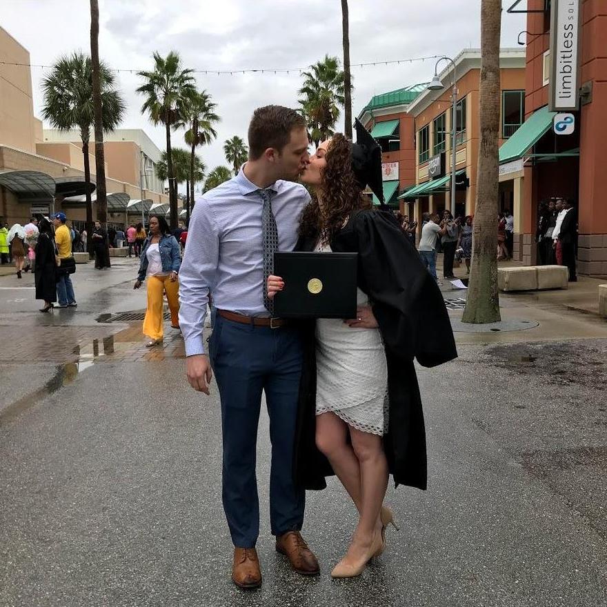Amanda's graduation from UCF in December of 2018