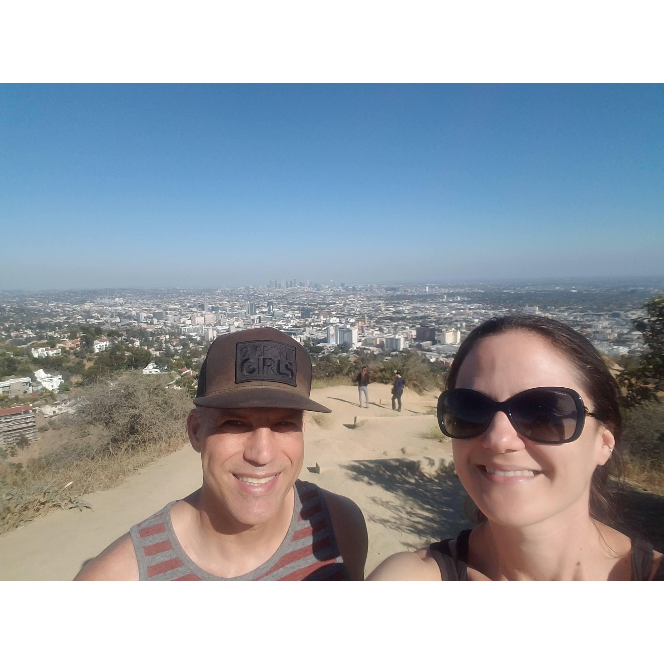 Walking trail in LA