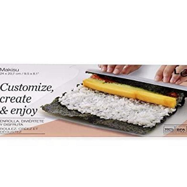Lekue Makisu Silicone Sushi Mat, Clear
