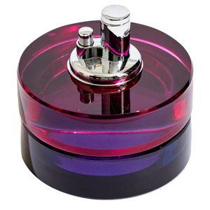 Edie Parker Glass Tabletop Lighter in Mixed Berry
