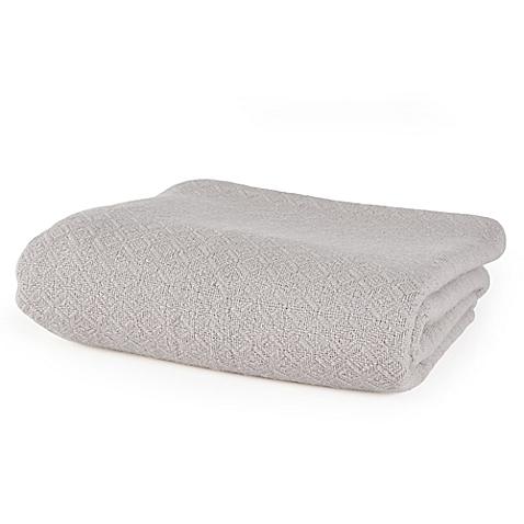 Cotton Full/Queen Blanket in Grey